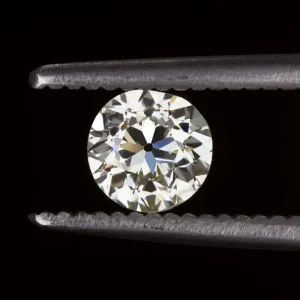 0.71ct GIA CERTIFIED N SI2 OLD EUROPEAN CUT DIAMOND VINTAGE LOOSE 3/4ct ESTATE