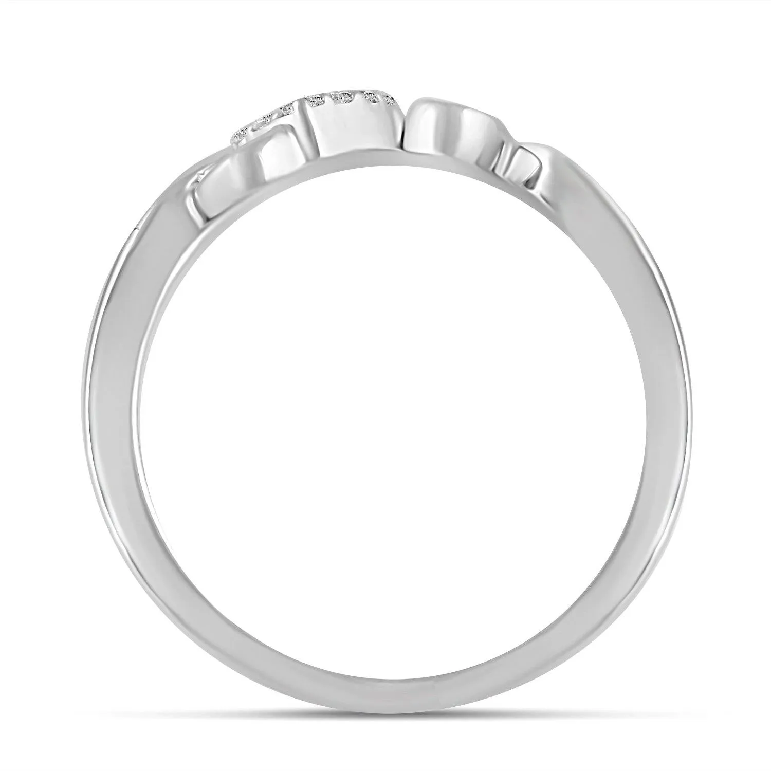 1/10 CTW Diamond Love Ring in Sterling Silver