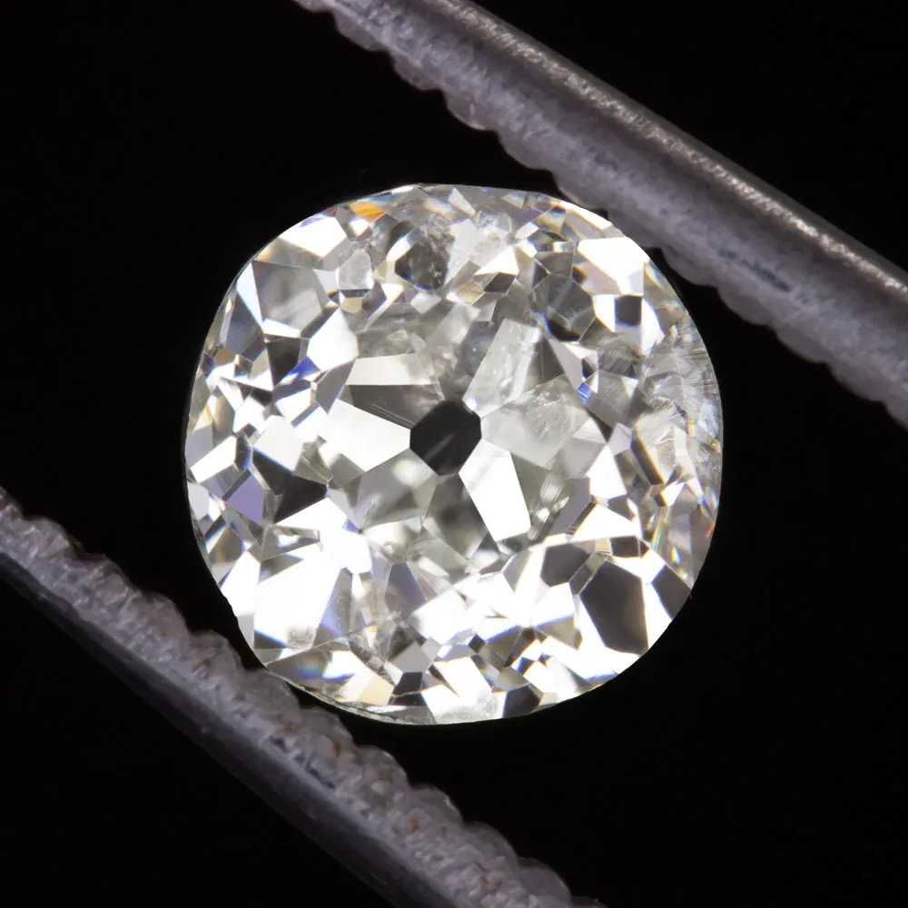 1.21ct OLD MINE CUT DIAMOND ANTIQUE LOOSE NATURAL ENGAGEMENT ESTATE 1.25 CARAT