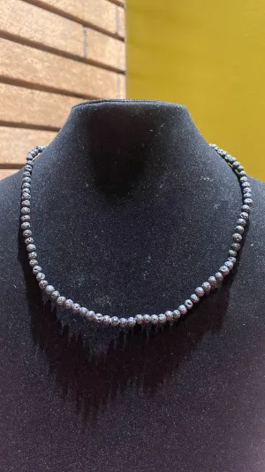 4MM Lava Stone Bead Stretchy Cord Necklace/Bracelet/Anklet