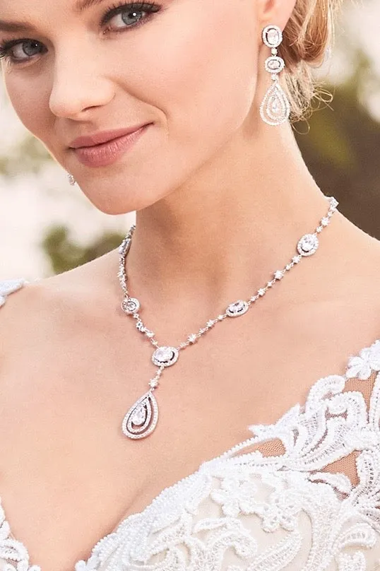 Addison Vintage inspired Necklace and Earring Set