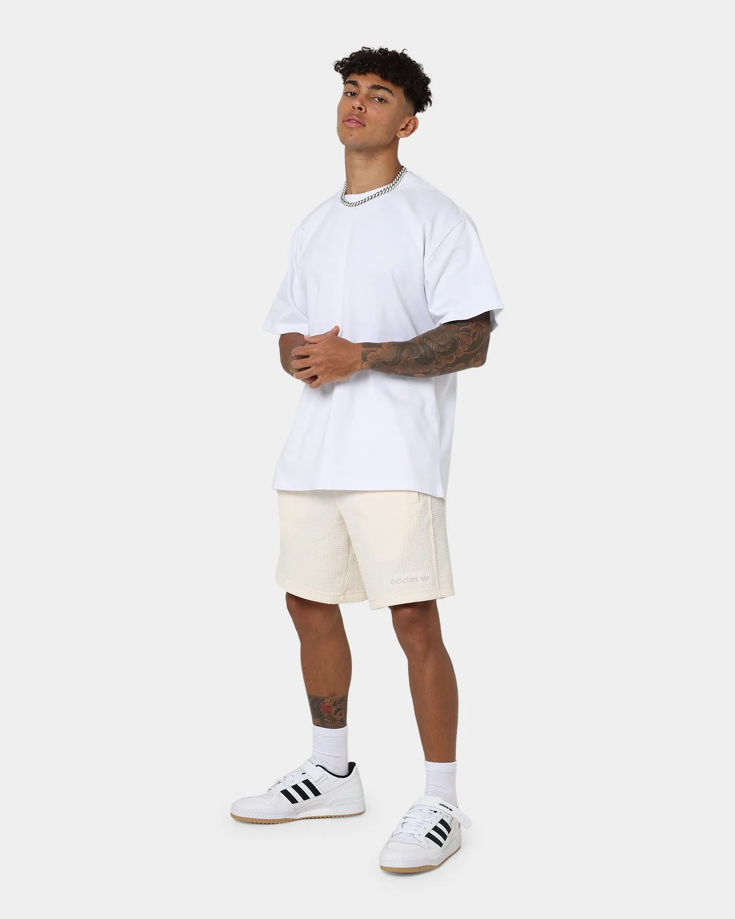 Adidas Waffle Shorts Wonder White