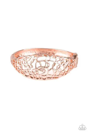 Airy Asymmetry Rose Gold Bracelet - Paparazzi Accessories
