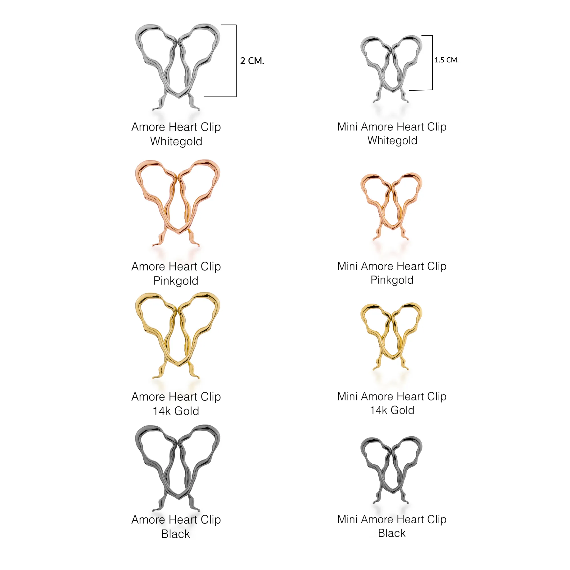 Amore Heart Clip