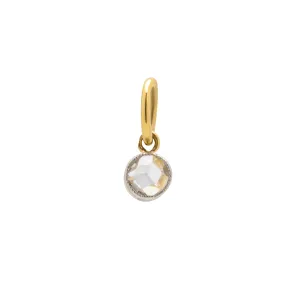 Antique 18ct Gold Rose Cut Diamond Charm