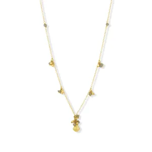 Ash Necklace Labradorite