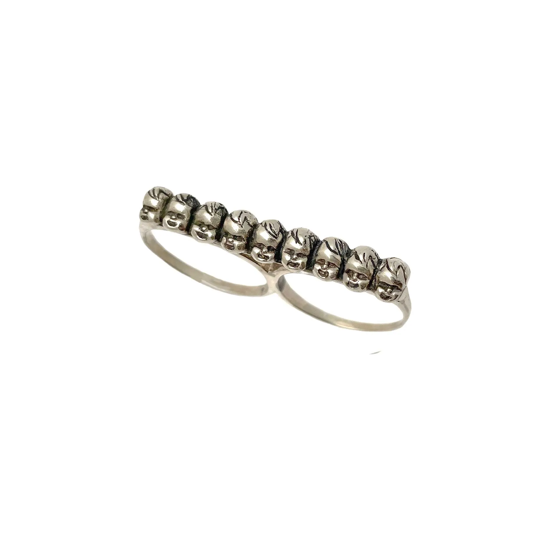 Baby Heads Knuckle Ring