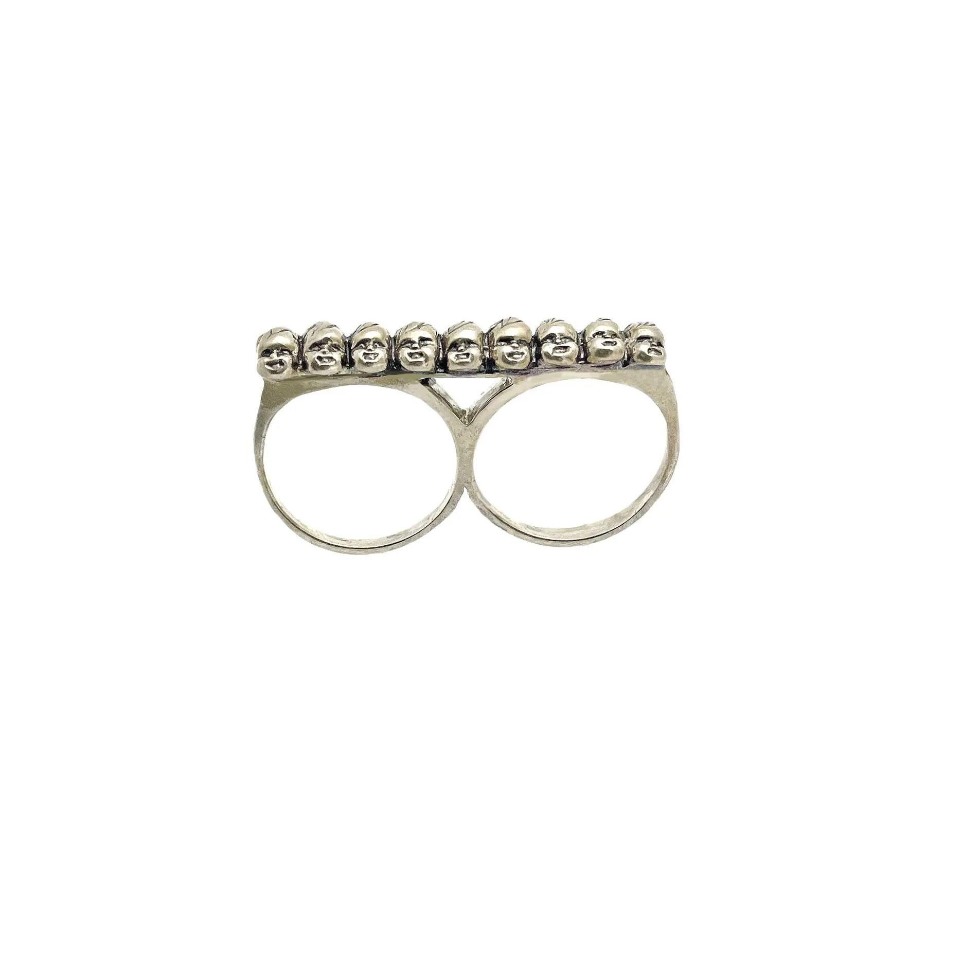 Baby Heads Knuckle Ring