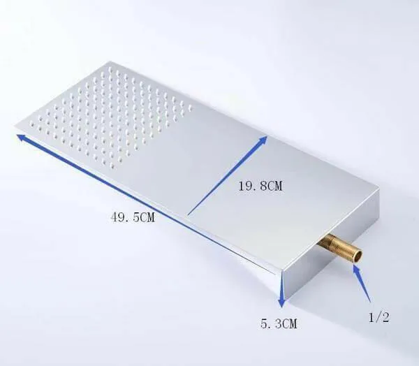 Bahari - Rainfall Shower Head
