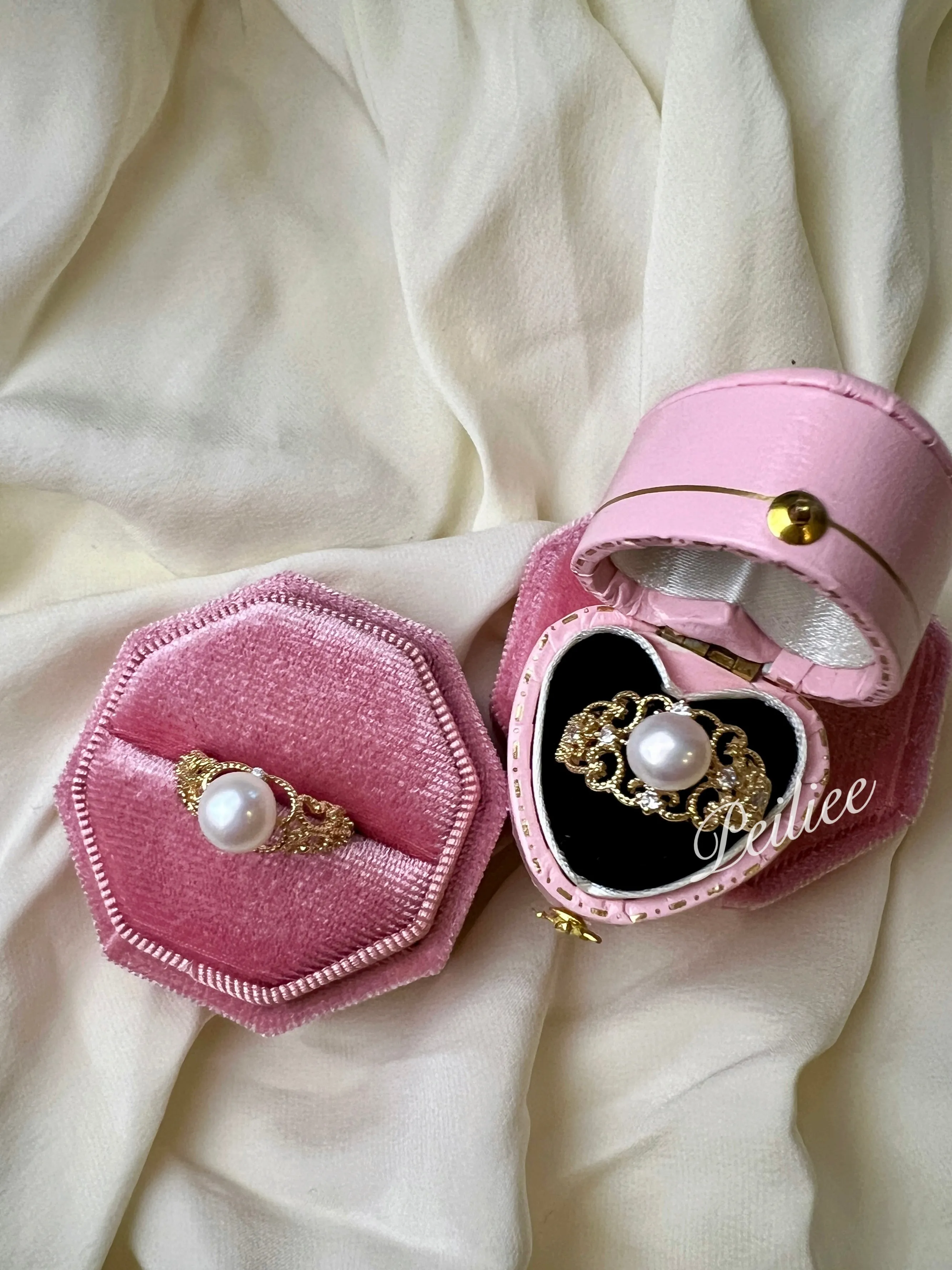 Being a princess is what i do the best 7-8mm, 8.5-9mm Freshwater Pearl Ring