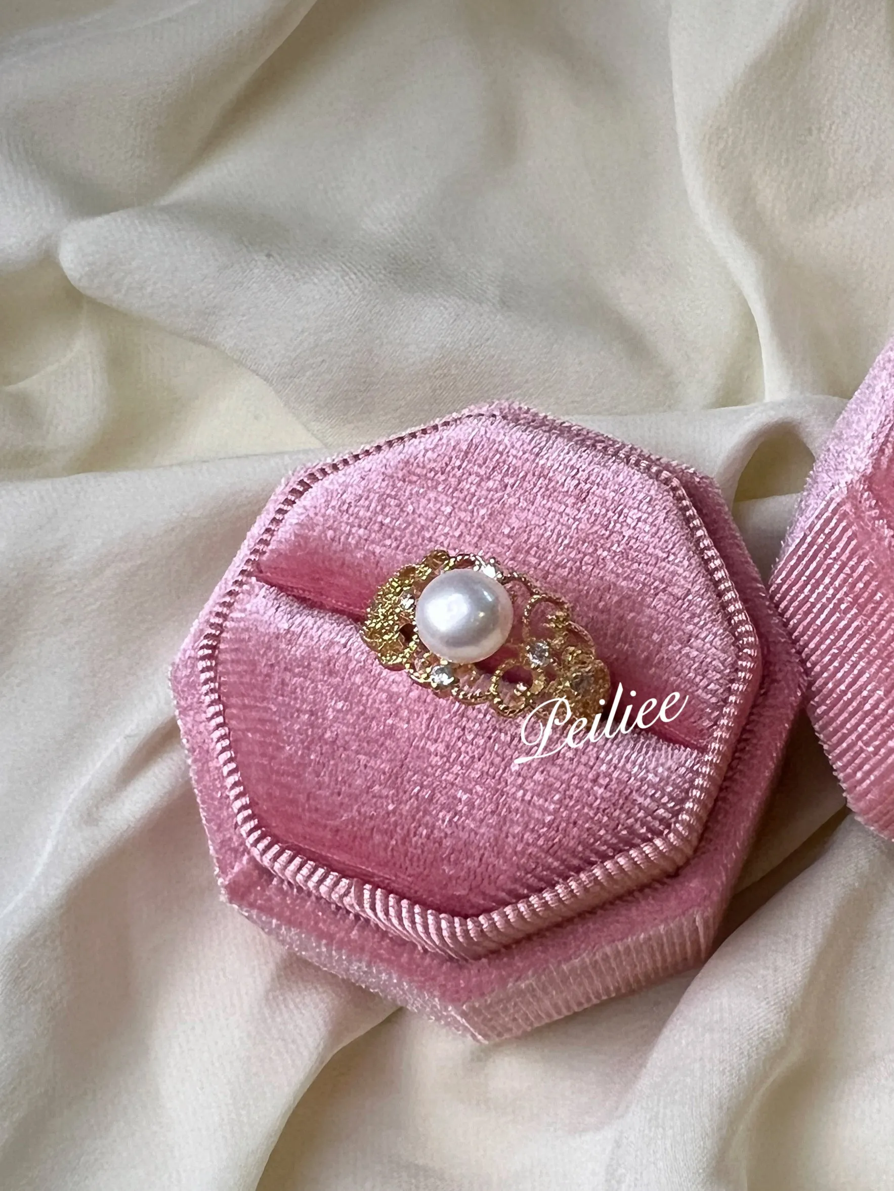 Being a princess is what i do the best 7-8mm, 8.5-9mm Freshwater Pearl Ring