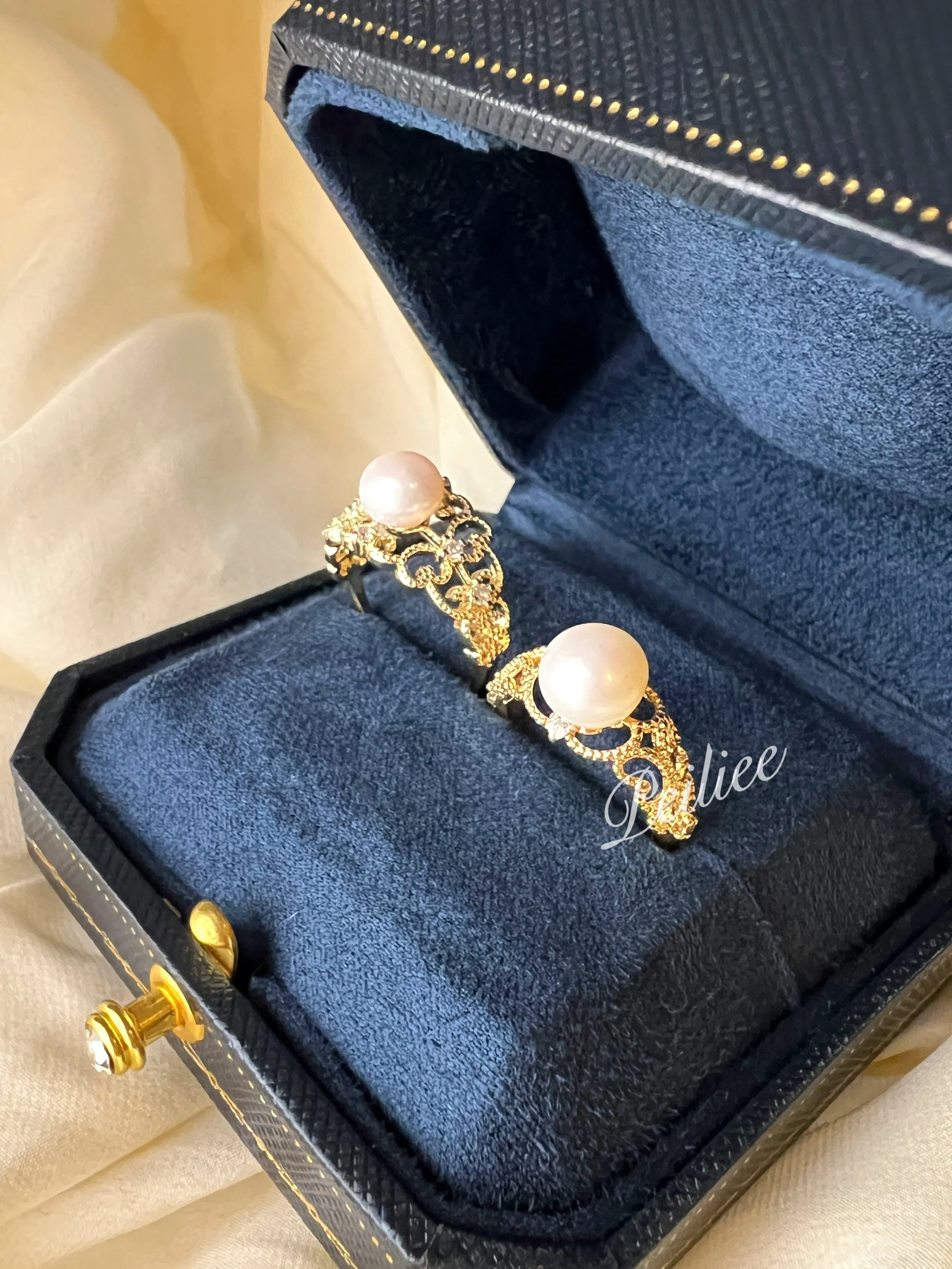 Being a princess is what i do the best 7-8mm, 8.5-9mm Freshwater Pearl Ring