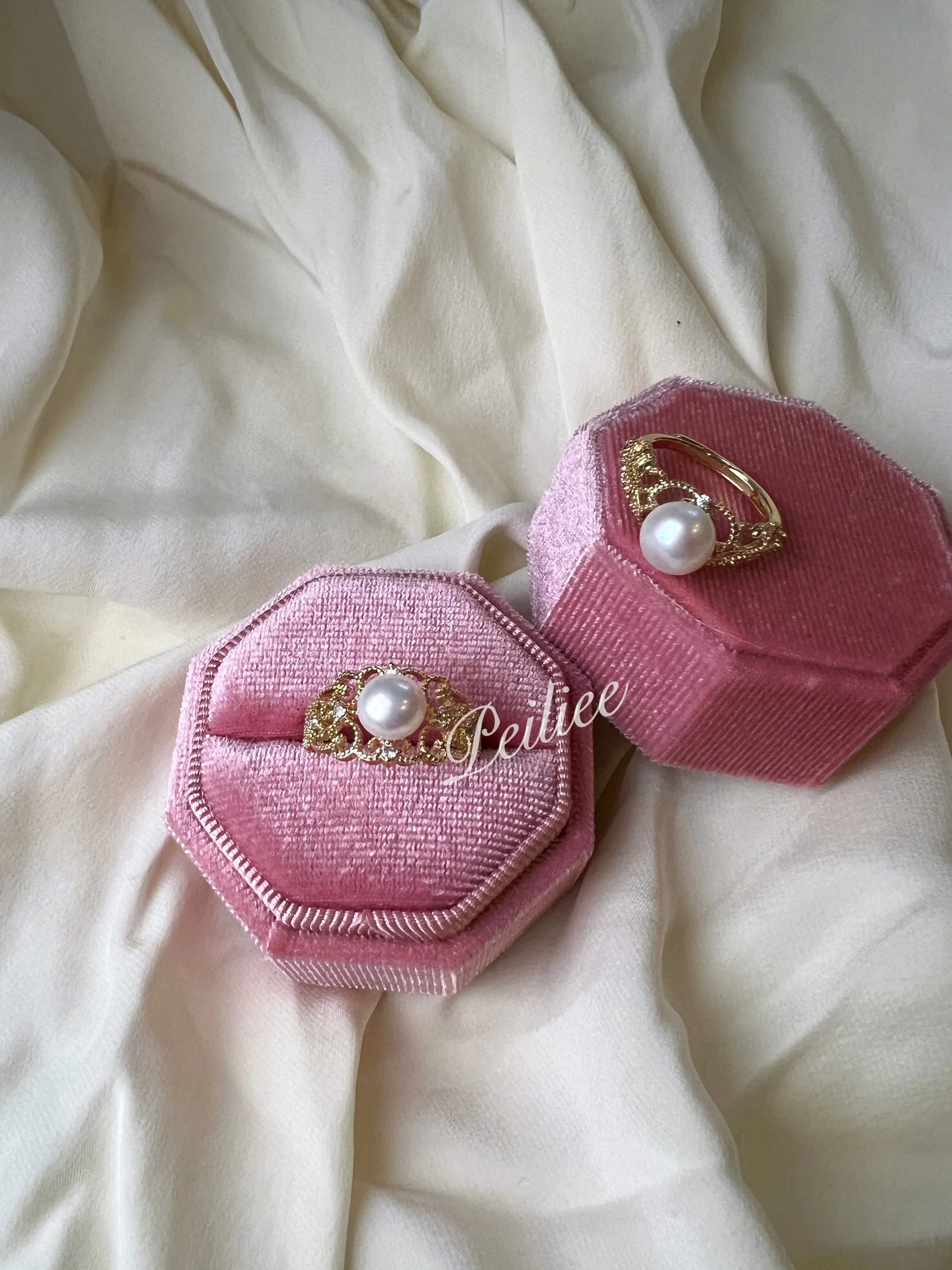 Being a princess is what i do the best 7-8mm, 8.5-9mm Freshwater Pearl Ring