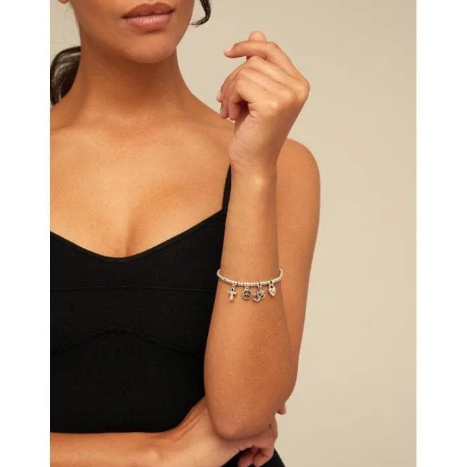 Beliefs Silver Metal Bracelet