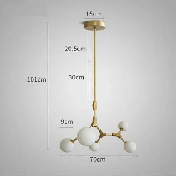 Bernard - Molecular Ceiling Chandelier
