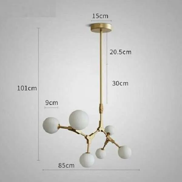 Bernard - Molecular Ceiling Chandelier