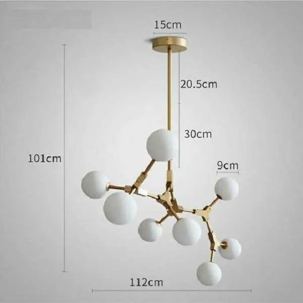 Bernard - Molecular Ceiling Chandelier