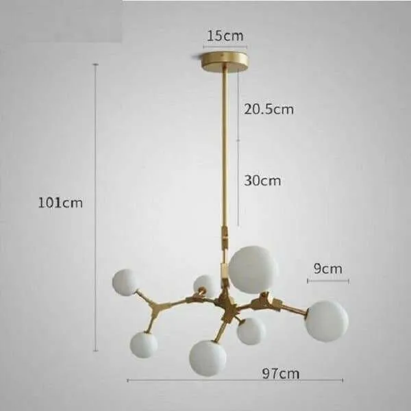 Bernard - Molecular Ceiling Chandelier