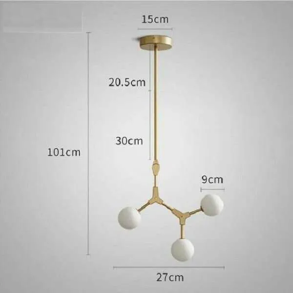 Bernard - Molecular Ceiling Chandelier