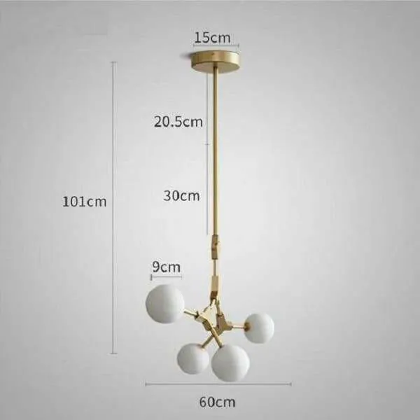 Bernard - Molecular Ceiling Chandelier