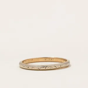 'Birks' 14k Two Tone Gold Ring | SZ 6.25 |