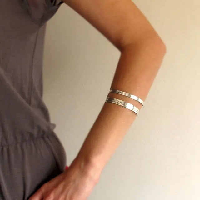 Birthstone Cuff - Personalized Gift for Her