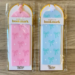 Bow Acrylic Bookmark