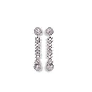 Earrings in Cubic Zircons