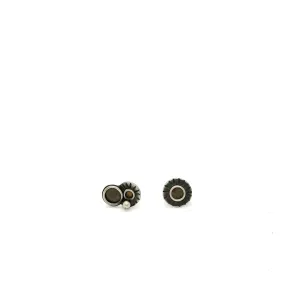 Erin Austin earrings, #236 asymmetric orbital studs