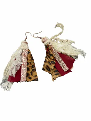 Fabric Tassell Earrings