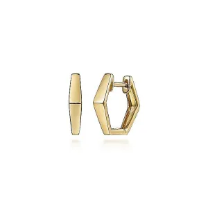 Gabriel & Co. Yellow Gold Huggie Earrings EG14038Y4JJJ