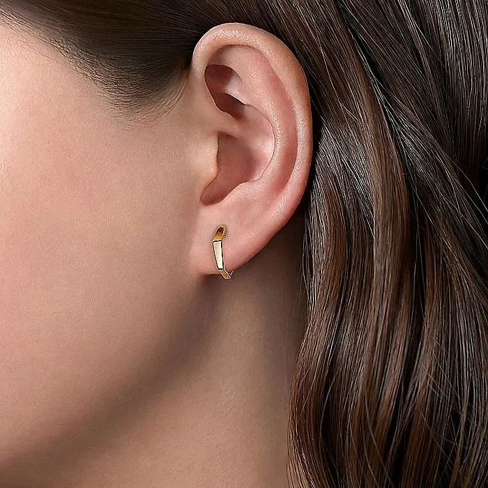 Gabriel & Co. Yellow Gold Huggie Earrings EG14038Y4JJJ