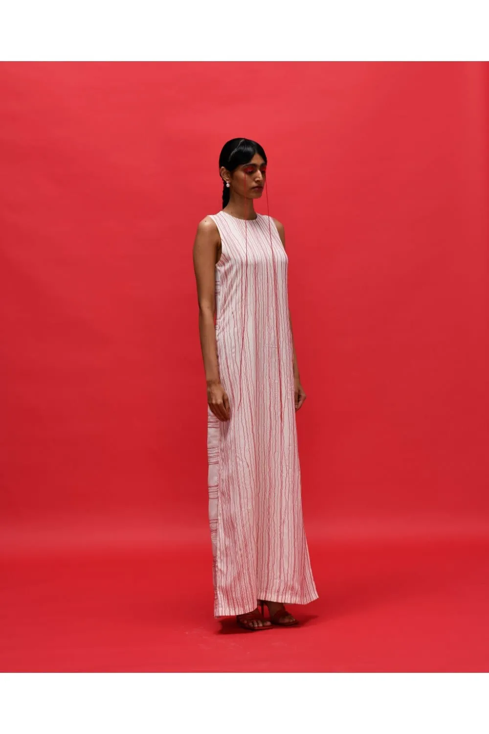 GRID FLUIDITY DRESS