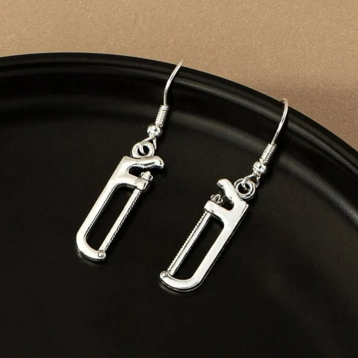 Hand Tool Earrings - Handywoman, Tool Earrings, DIY Accessories, Mechanic Earrings, DIY Earrings