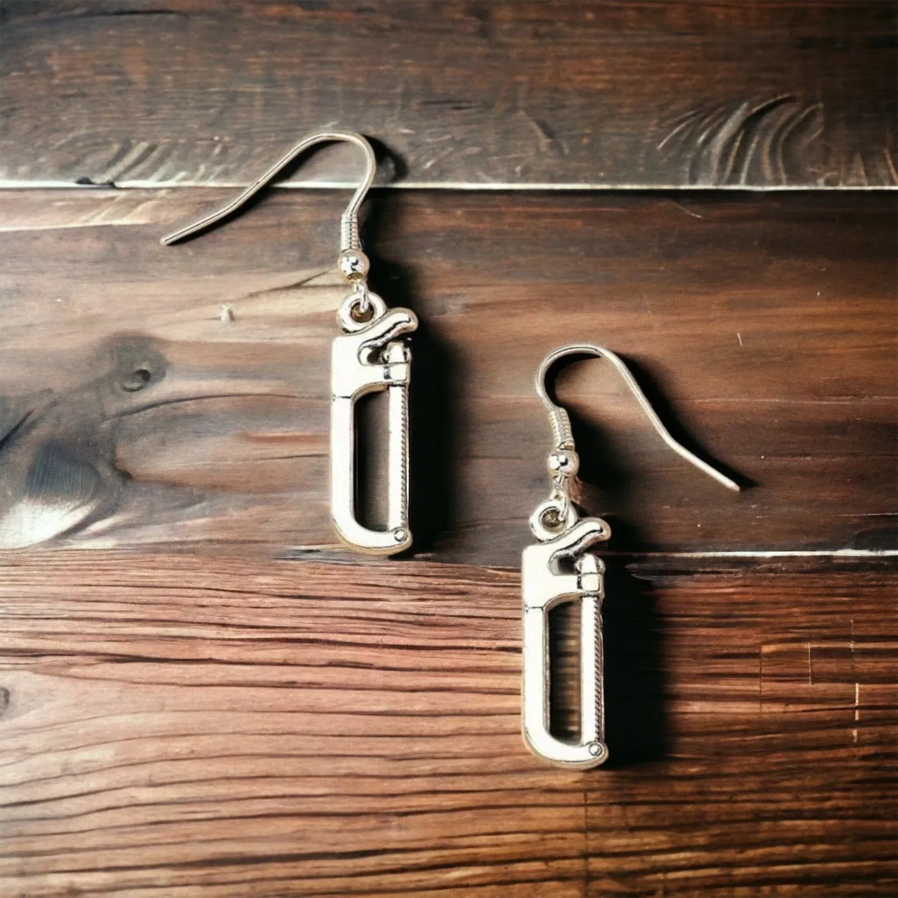 Hand Tool Earrings - Handywoman, Tool Earrings, DIY Accessories, Mechanic Earrings, DIY Earrings