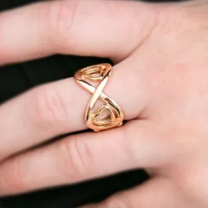 Heart and Soul Gold Ring