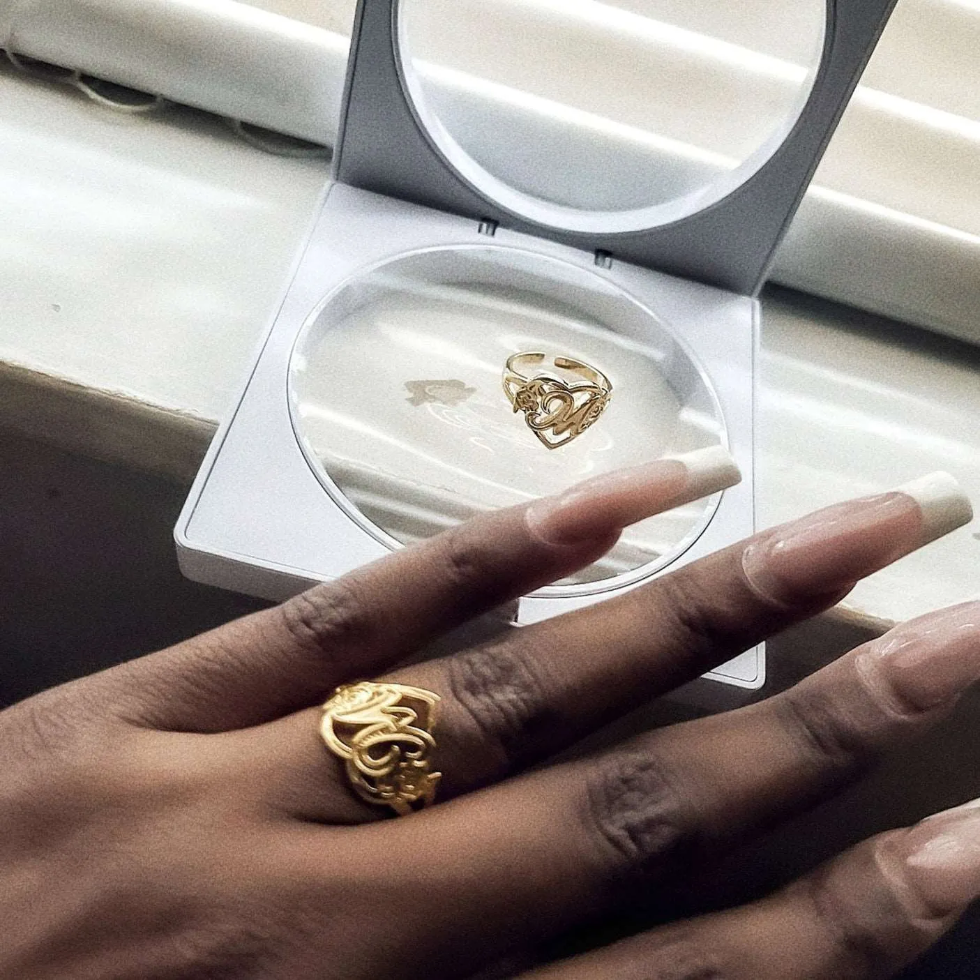 Heart And Soul Initial Ring