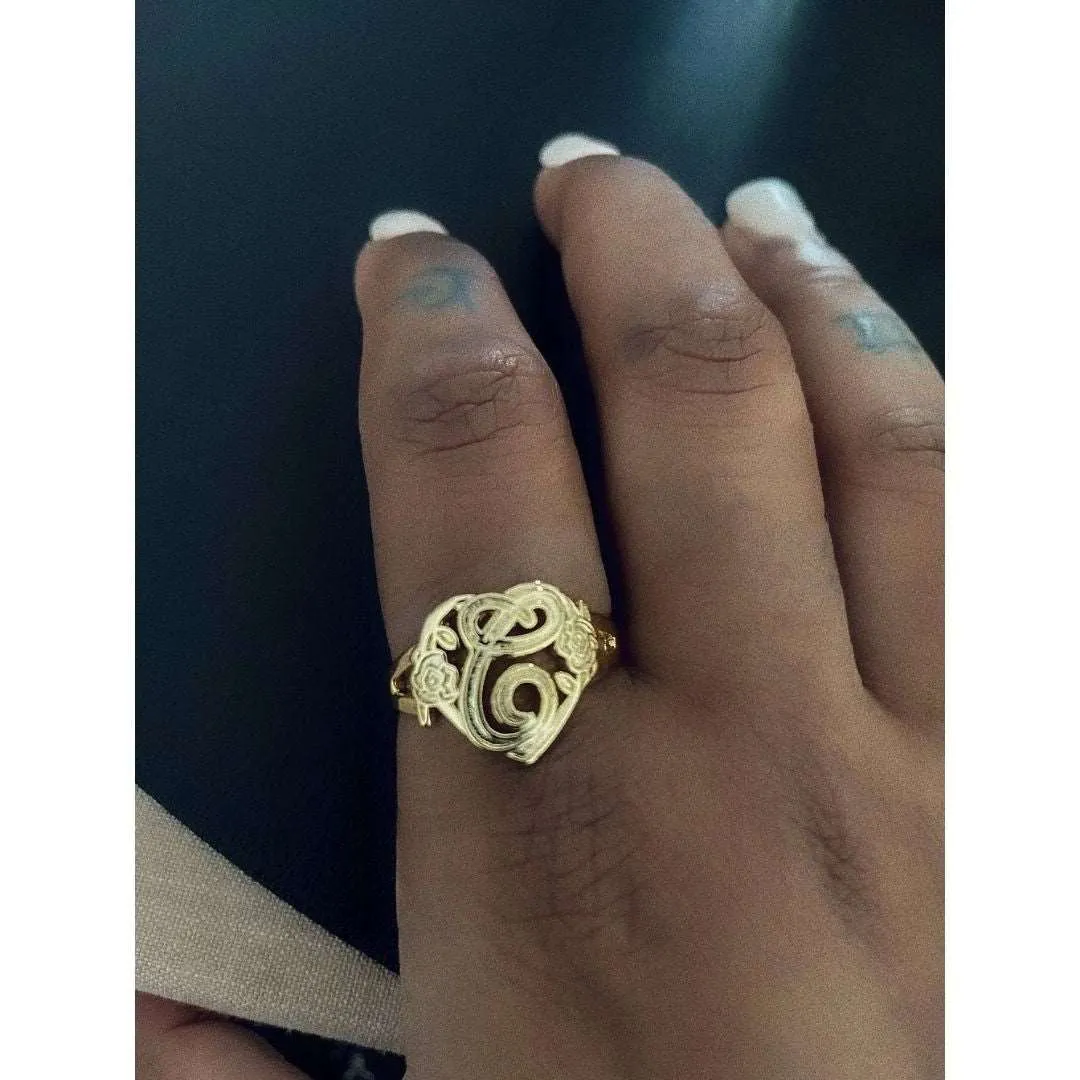 Heart And Soul Initial Ring