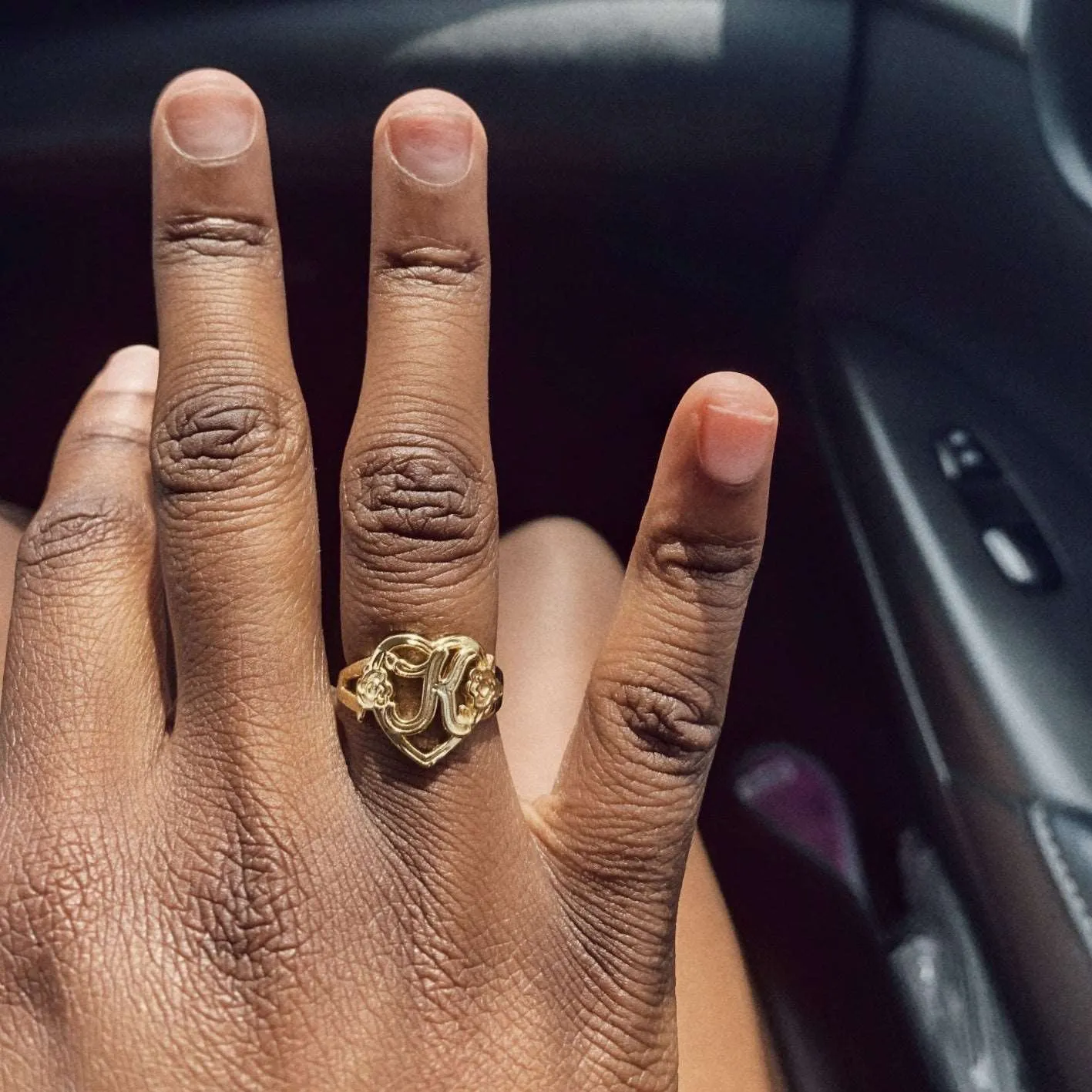 Heart And Soul Initial Ring
