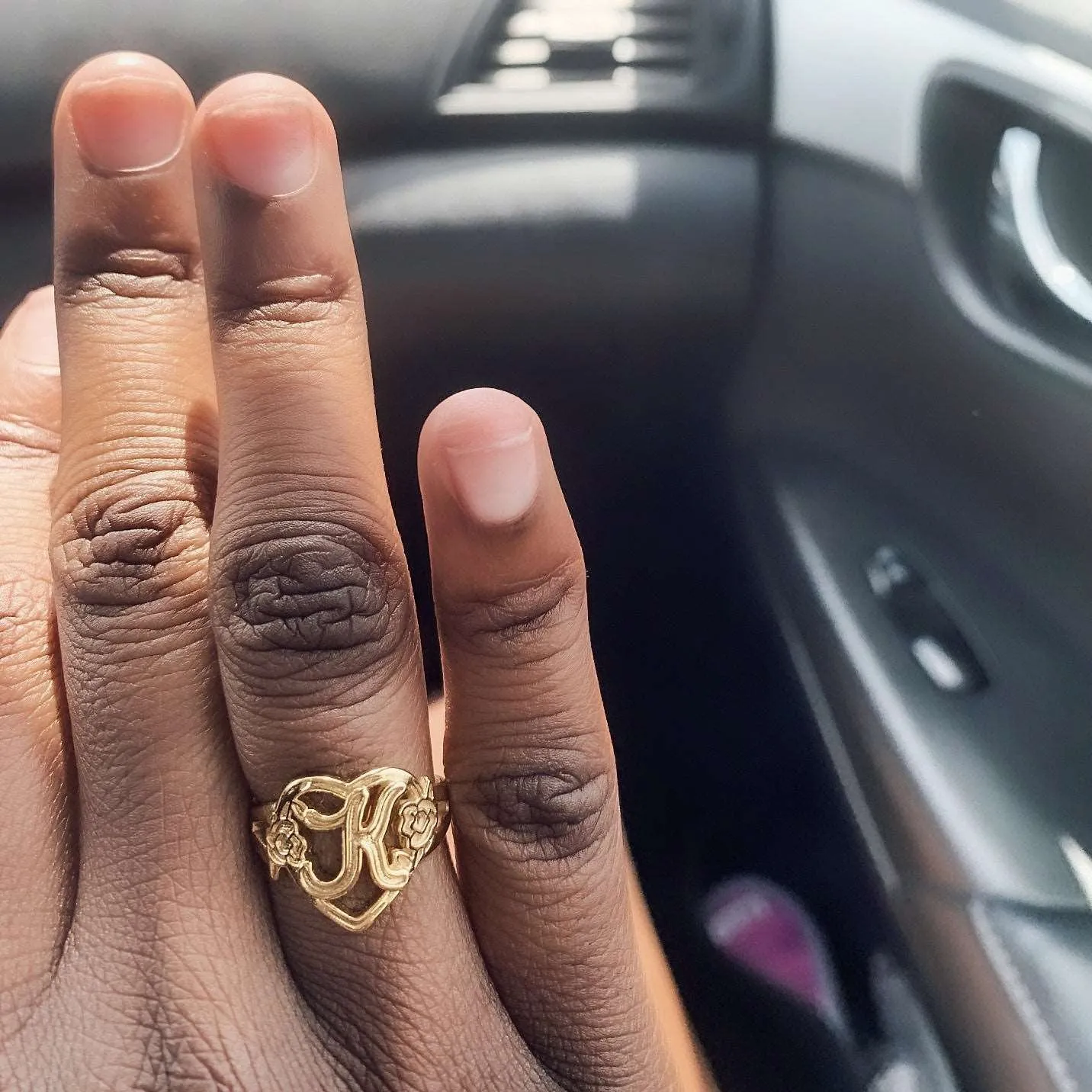 Heart And Soul Initial Ring