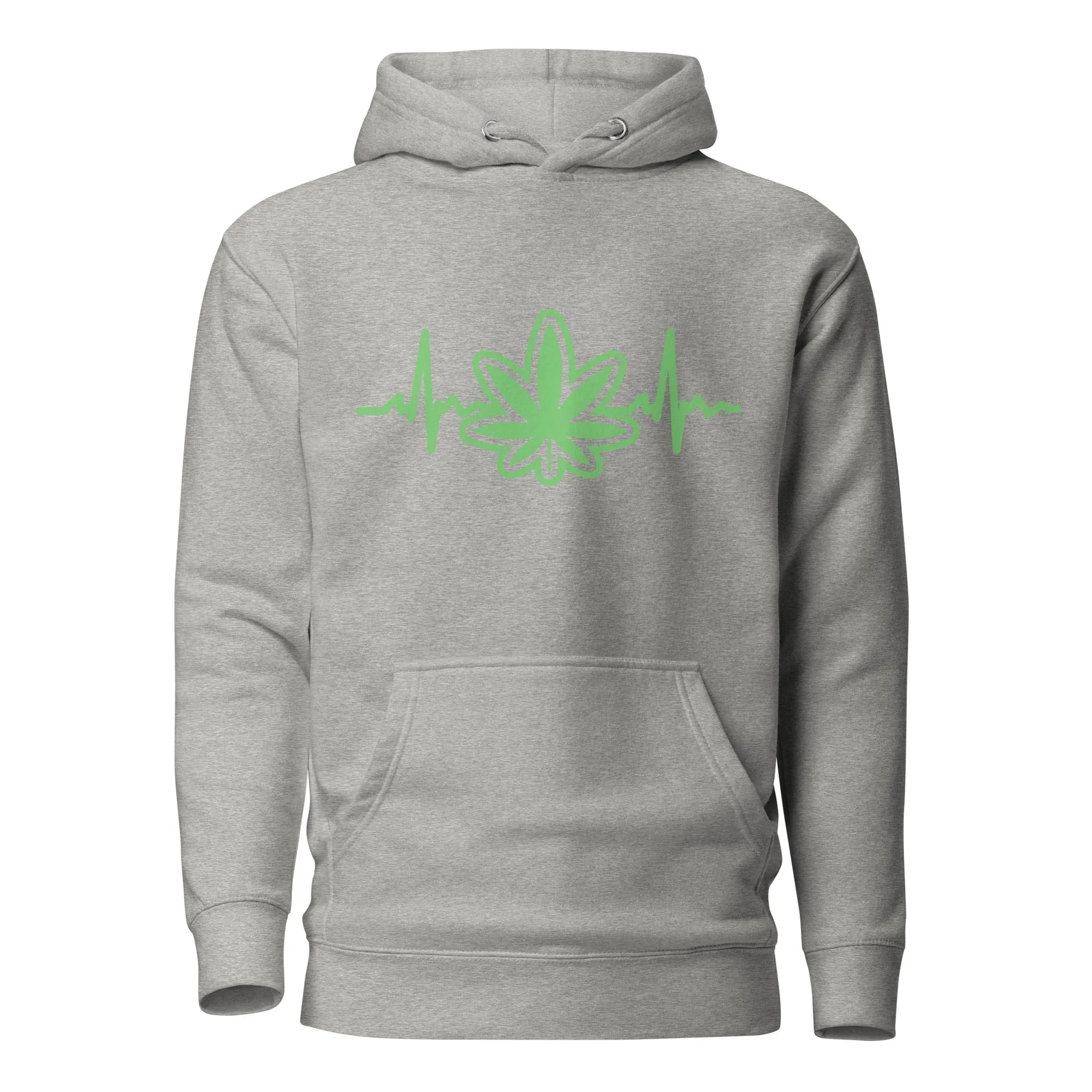 Heartbeat Weed Hoodie – Perfect Cannabis Hoodie for Stoners