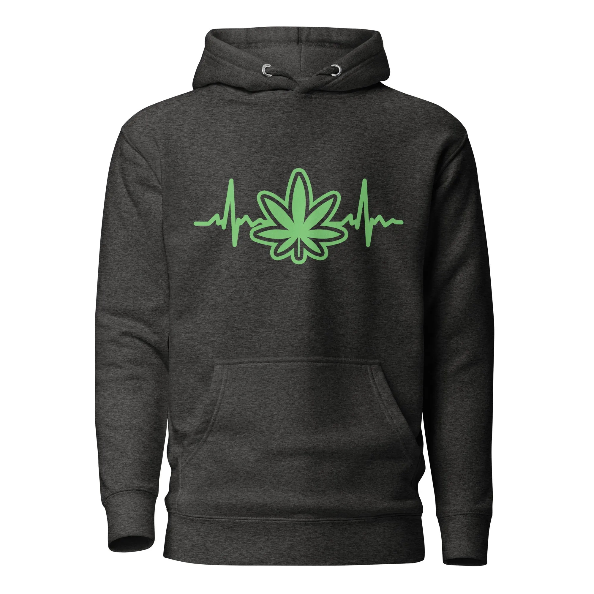 Heartbeat Weed Hoodie – Perfect Cannabis Hoodie for Stoners