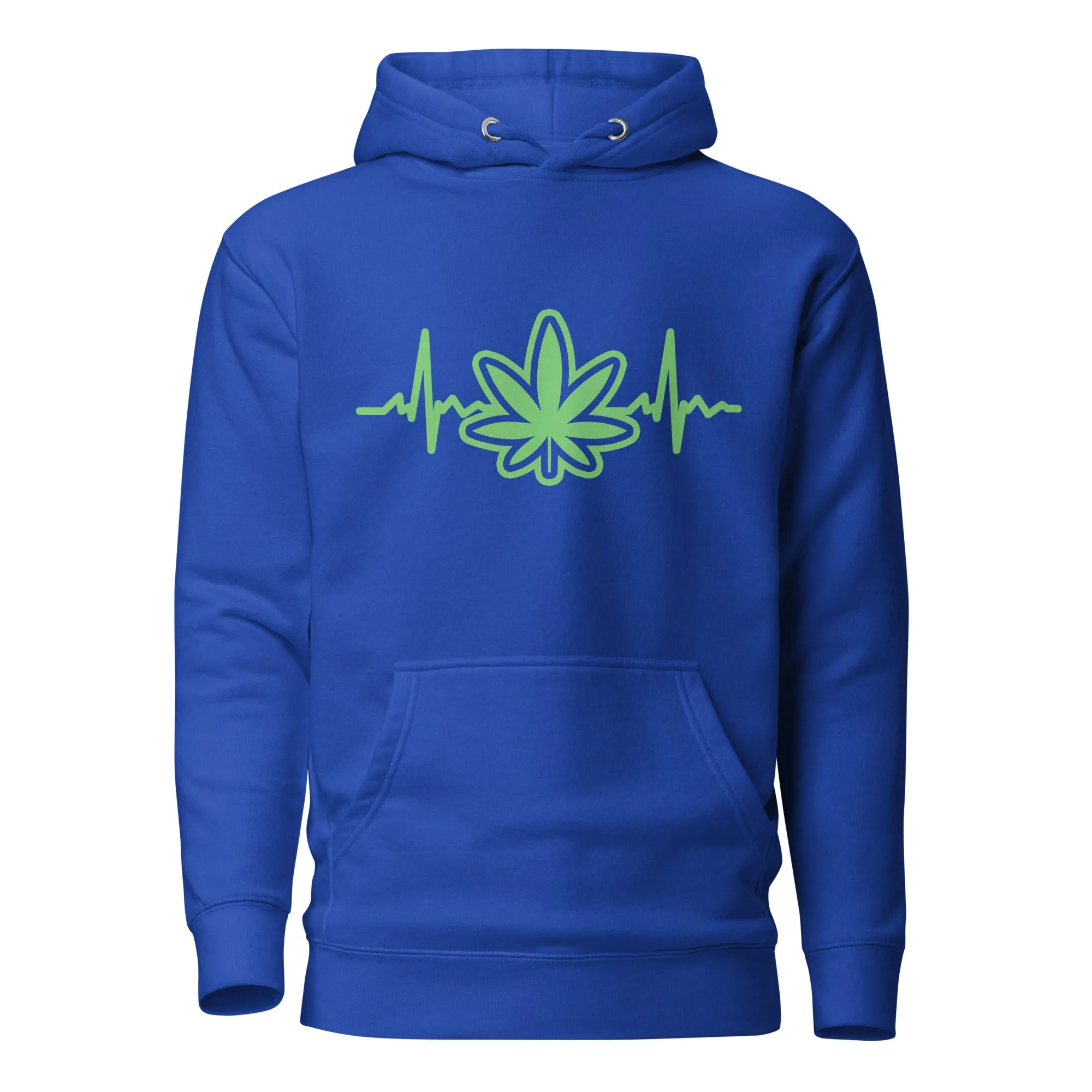 Heartbeat Weed Hoodie – Perfect Cannabis Hoodie for Stoners