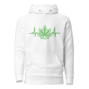 Heartbeat Weed Hoodie – Perfect Cannabis Hoodie for Stoners