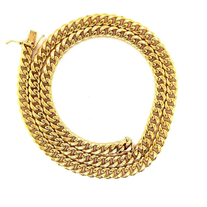 Hollow Miami Cuban Link Chains