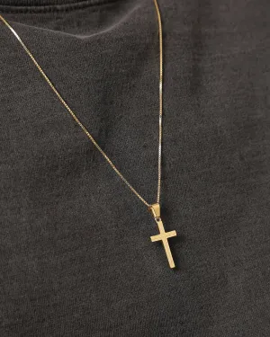House Of Auric Mateo Cross Pendant 18k Gold Vermeil
