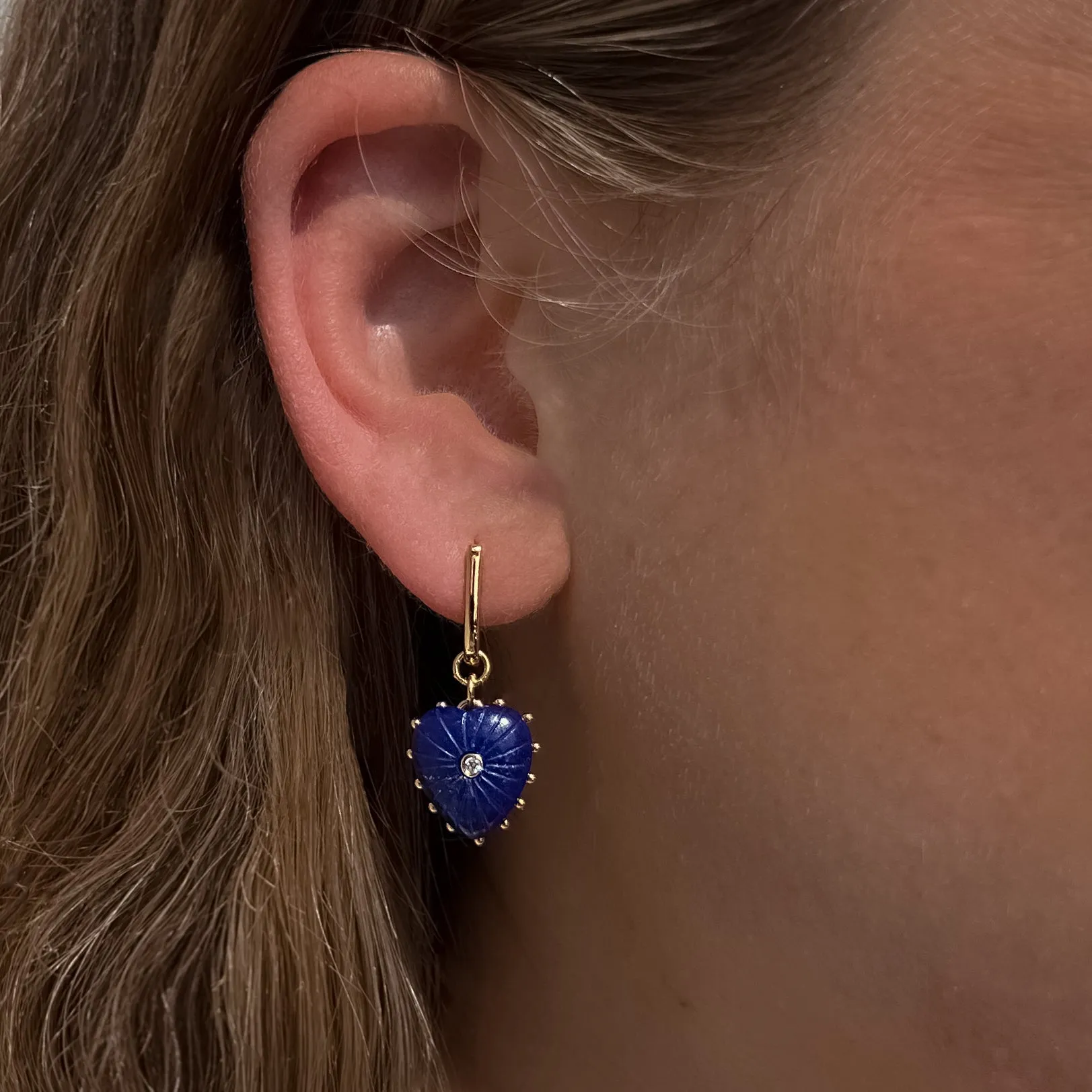 Isabel Lapis Heart Earrings