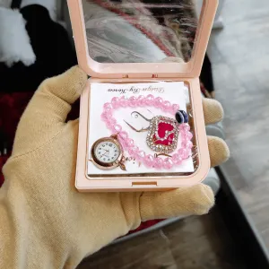 Jewelestia Rangini Watch Bracelet With Ring