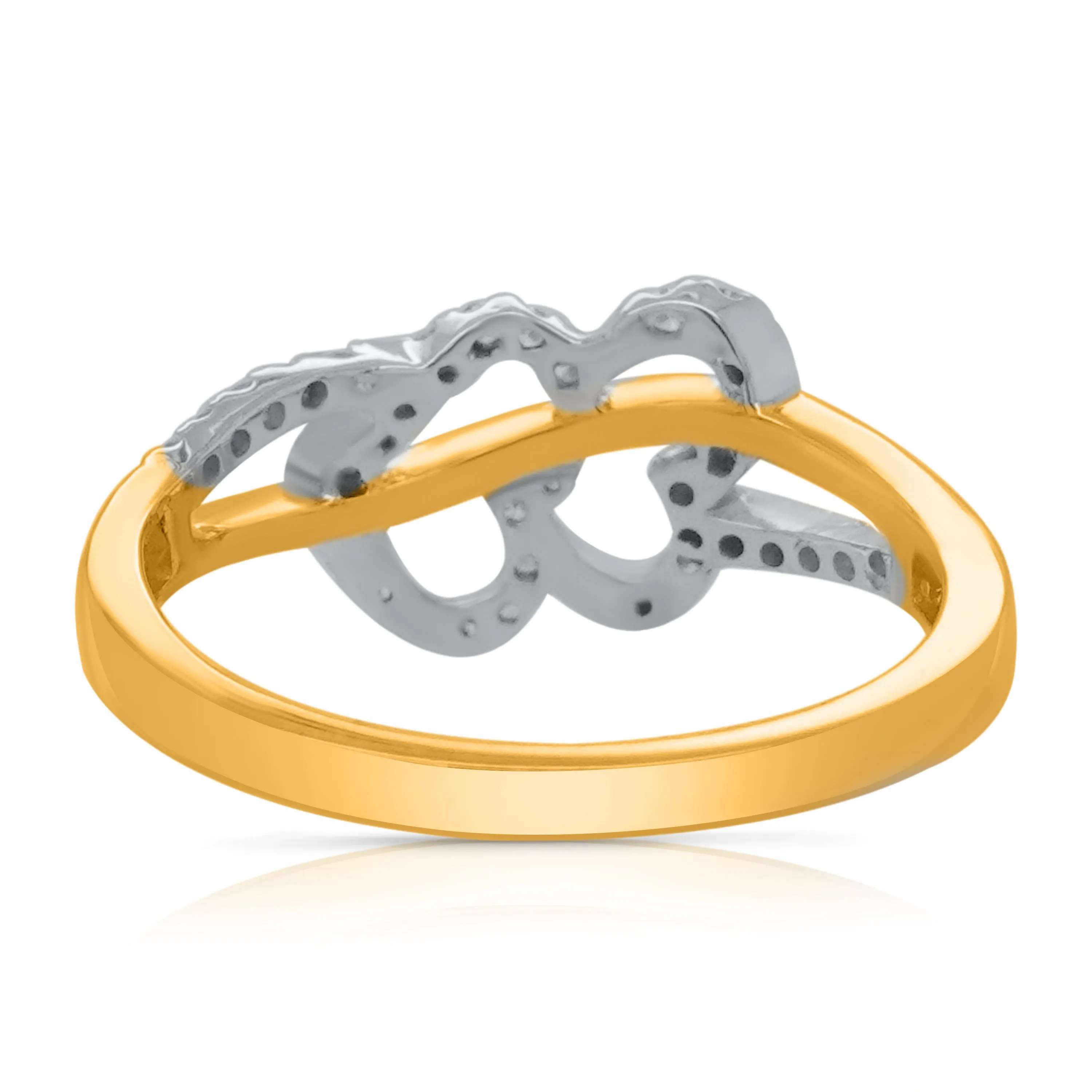 Kallati Eternal Diamond Ring in 14K Two-Tone Gold