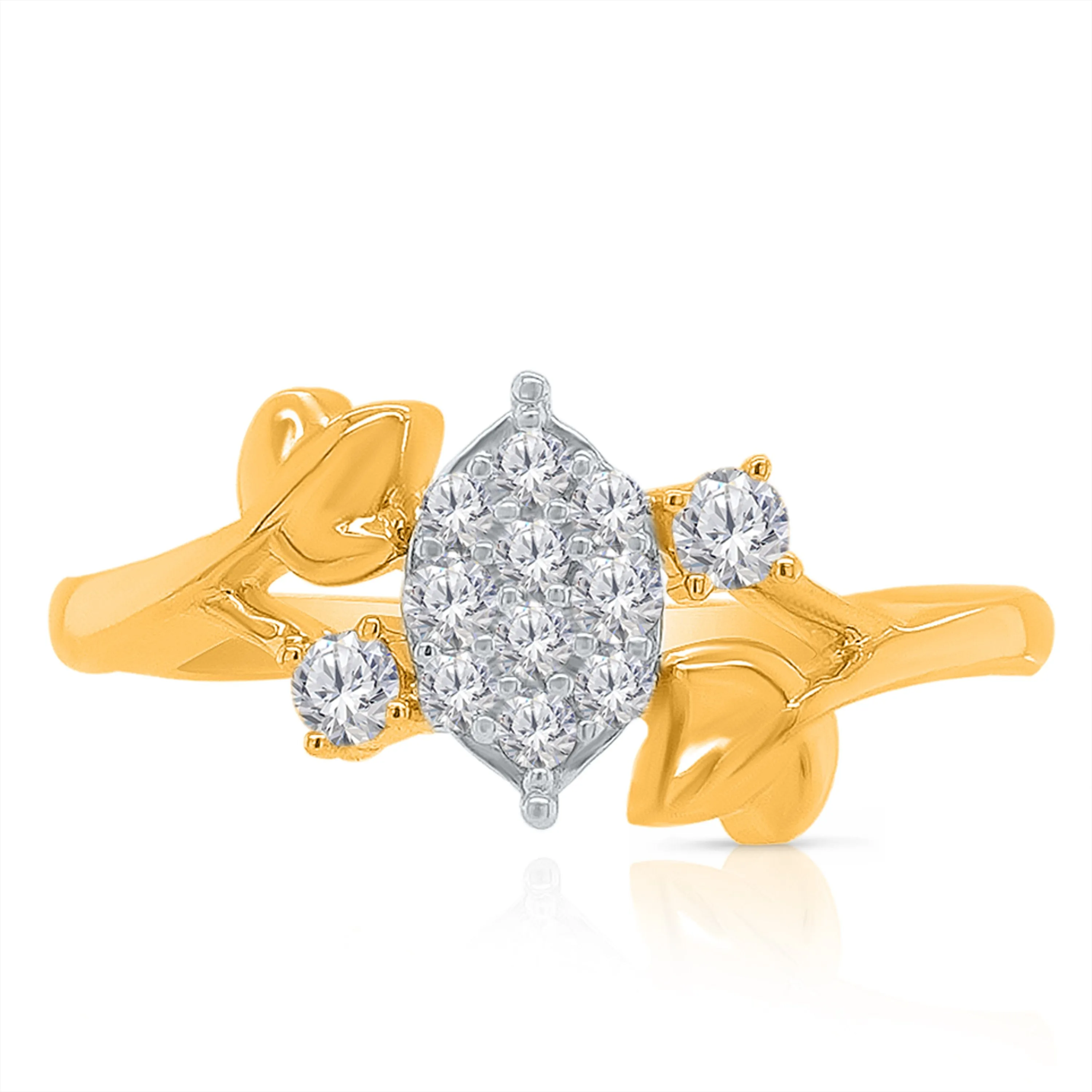 Kallati Eternal Diamond Ring in 14K Two-Tone Gold